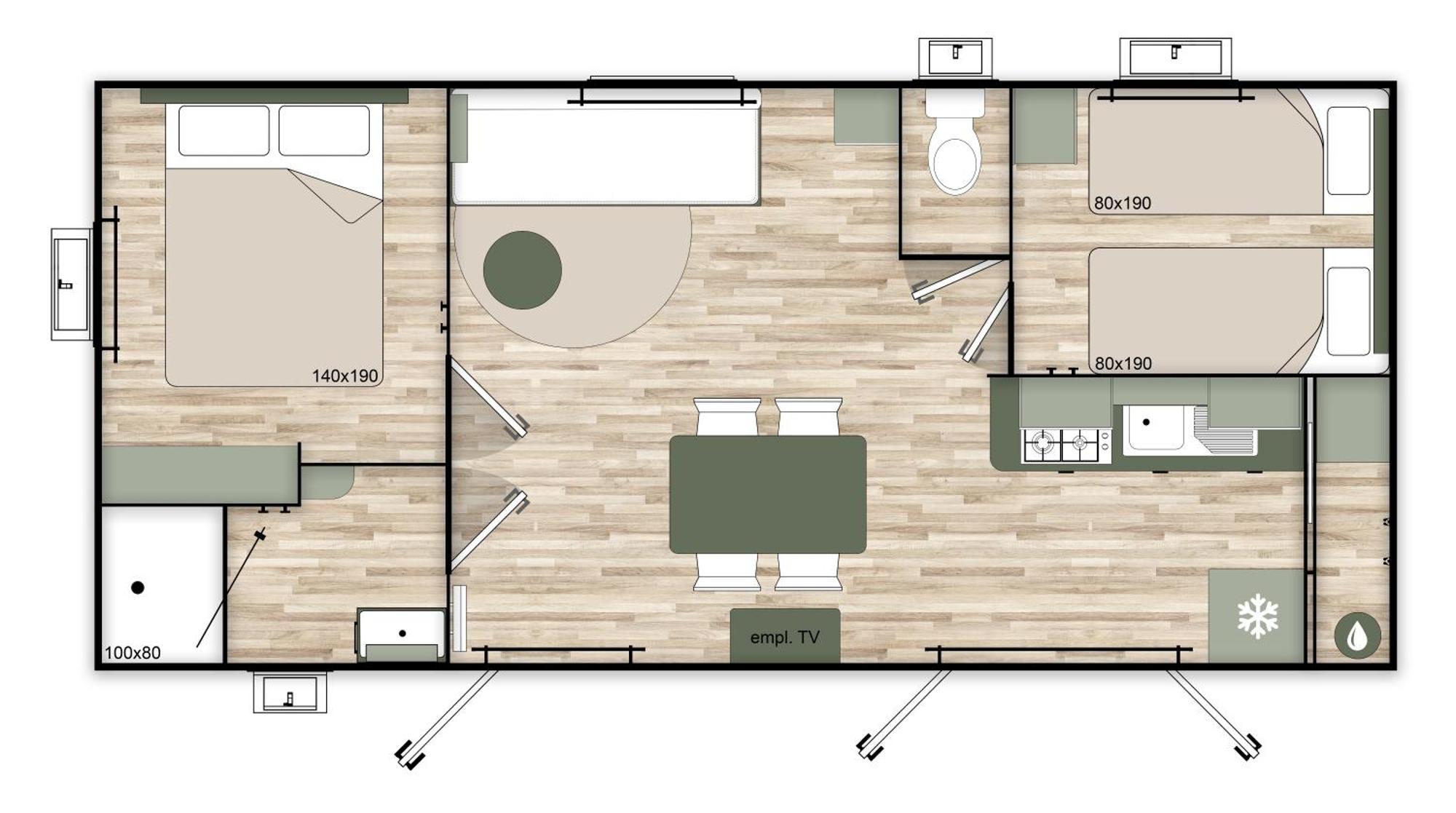 Camping Le Clos Des Pins Longeville-sur-Mer Kültér fotó